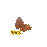 Wooden Singhasan - 4 inch High Back - Image 6