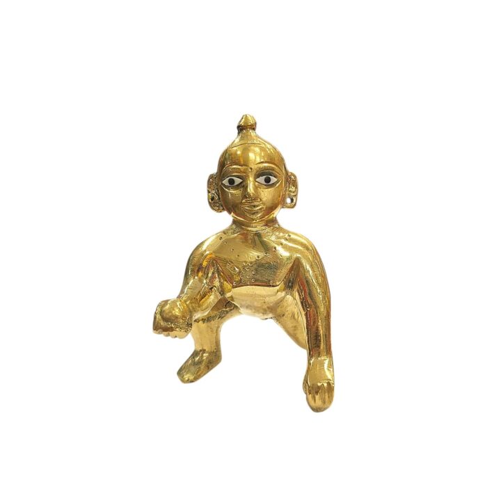 Brass Laddu Gopal Size 4 - Image 3