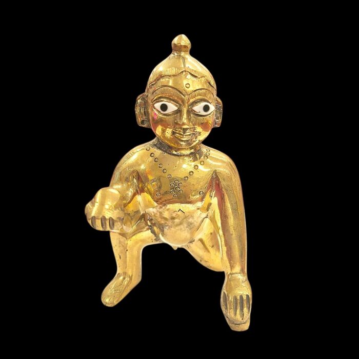 Brass Laddu Gopal Size 5 - Image 2