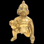 Brass Laddu Gopal Size 6 - Image 2