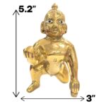 Brass Laddu Gopal Size 6 - Image 3