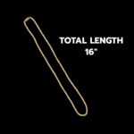 Tulsi Kanthi Mala - 16 inch - 2mm beads - Image 6