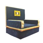 Velvet Sofa Singhasan - Blue - Large with Box | Laddu Gopal Singhasan - Image 4