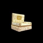 Royal Brocade Deity Singhasan / Royal Pooja Couch - Image 2