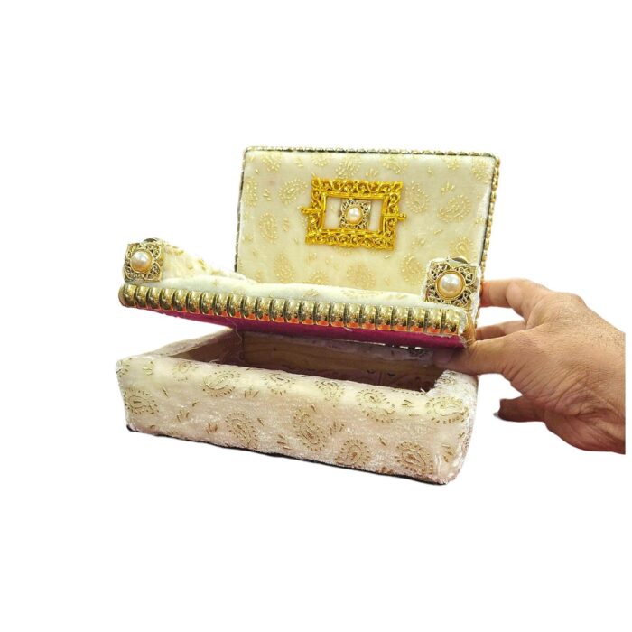 Royal Brocade Deity Singhasan / Royal Pooja Couch - Image 7