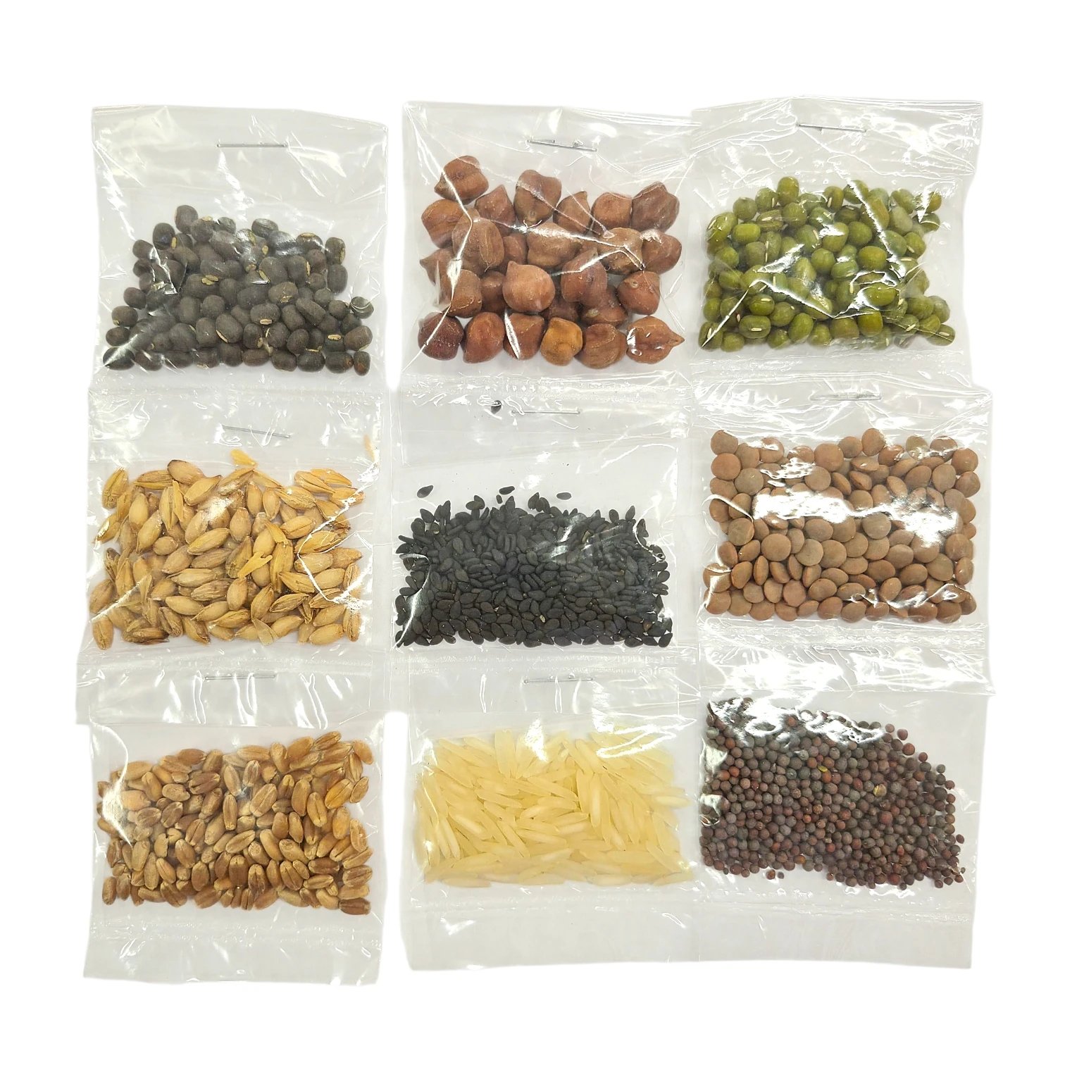Set of 9 grains for Havan / Homam ritual NavaDhanya Grain Set