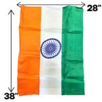 Indian National Tricolor Flag - 28" x 38" - Image 3