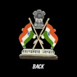 Dual Tricolor Flag Showpiece - 4 Inch - Image 7