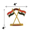 Dual Indian Tricolor Flag Showpiece - 4 inch - Image 6