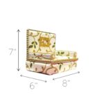 Royal Floral Upholstered Deity Singhasan - Image 8
