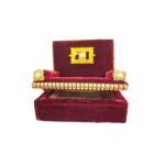 Royal Deity Singhasan - Velvet & Gold - Maroon - Image 6