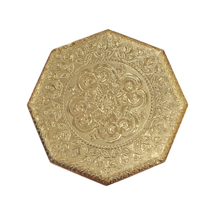 Hexagonal Pooja Choki - 8 Inch - Image 3