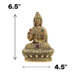 Brass Handcrafted Buddha Statue - Image 8