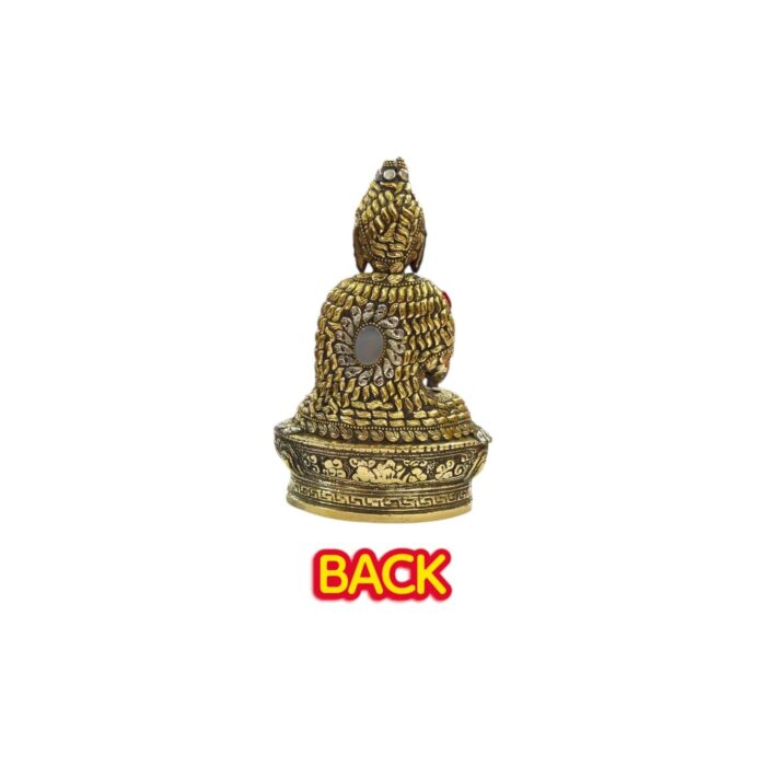 Brass Handcrafted Buddha Statue - Image 7