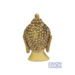 Brass Buddha Head Statue - 4 Inches - Image 6