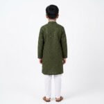 Kids Party wear Cotton Kurta Pajama Set for Boys 7 Years