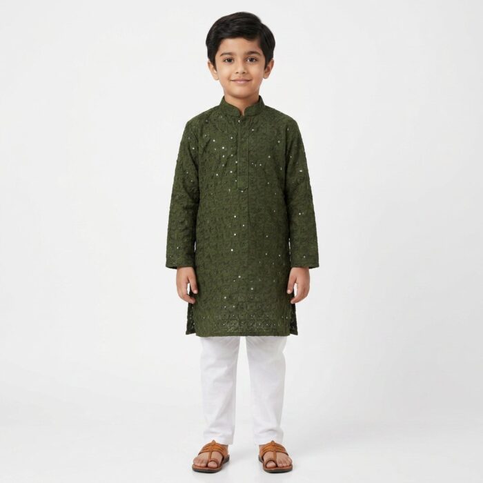 Festive Kurta Pajama for Boys | Embroidery Kurta set