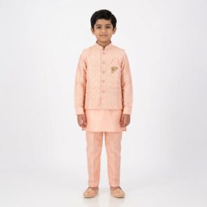 Festive Kids Kurta Pajama Outfit for Diwali and Weddings
