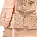 Close up of the Kurta with partywear Jacket