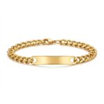 Gold Plated Stainless Steel Bracelet for Men | Anti Tarnish Jewelry