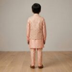 8 year Kids Kurta Pajama | Peach Party wear Kurta Pajama