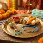 Bhai Bhabhi Rakhi combo | Bhai Rakhi and Bhabhi Lumba Rakhi set - Image 5