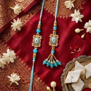 Bhaiya Rakhi and Bhabhi Lumba Rakhi set | Lowest Hamper Cost in Canada