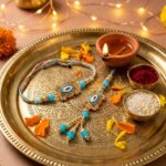 Matching Bhaiya Bhabhi Rakhi combo set | Quick shipping within Canada and USA