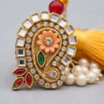 Close up of Pink Bhabhi Lumba rakhi