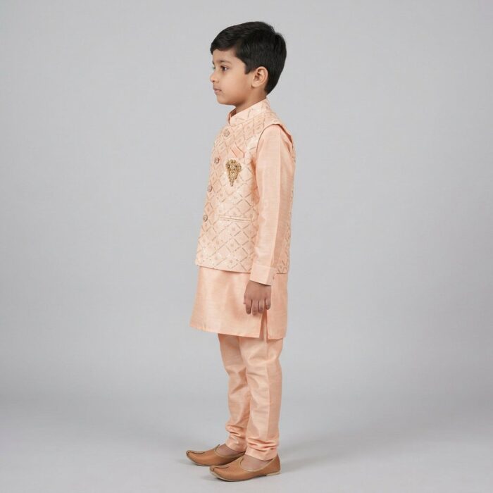 Festive Kids Kurta Pajama Outfit for Diwali and Weddings