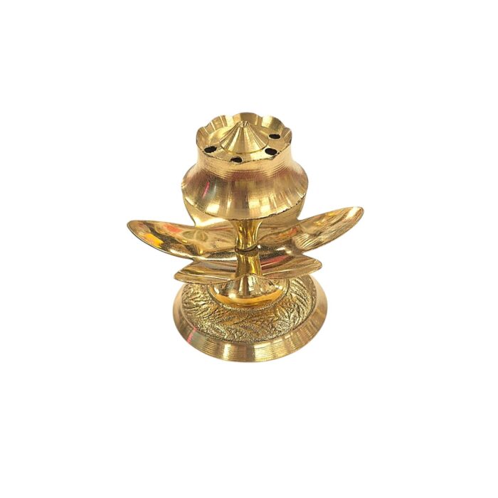 Premium Handcrafted Brass Incense Holder - Image 2