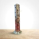 Metal Tower Incense Holder – Steel – STAR