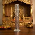 Metal Tower Incense Holder – Steel – Mosiac - Image 2
