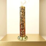 Brass incense stick holder for ash free burning | Tower Incense burner