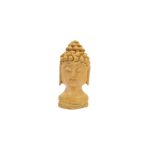 Hand carved wooden Buddha face statue – 3 Inch - Image 4