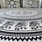 Close up of the pure cotton Bedspread | Queen Bedsheet set