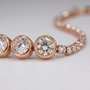 Close up of the Ad Bracelet | Rose Gold finish