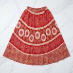 Long cotton skirt for women