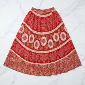 Long cotton skirt for women