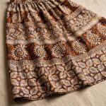 Close up of super light, comfortable skirts from India