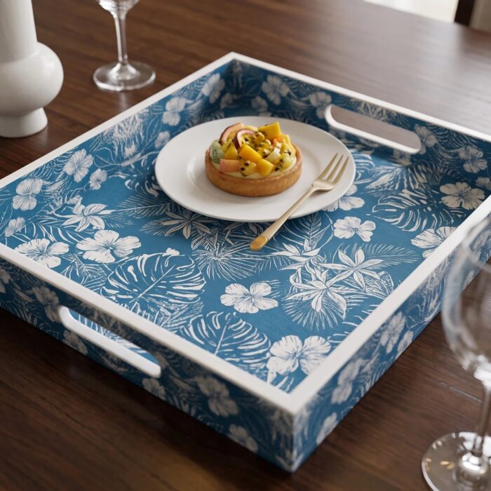 High Gloss Decorative Serving Tray for Kitchen and Dining