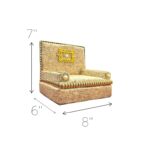 Royal Handcrafted Deity Singhasan (Throne) - Image 6