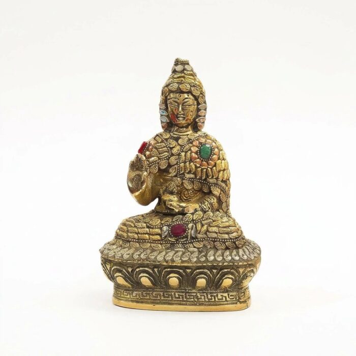 Brass Handcrafted Buddha Statue - Image 5