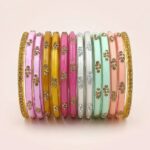 Elegant Glass Bangles in trending Pastel Colors