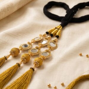 Golden Paranda -Punjabi Hair Accessory