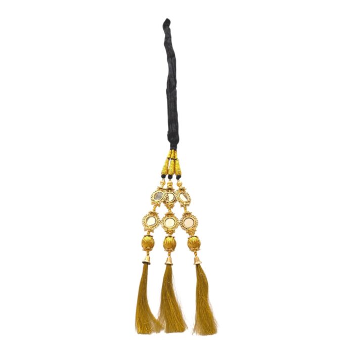 Golden Hair Paranda | Punjabi Fashion Accessory