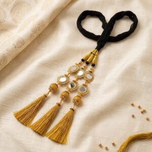 Golden Parandi for Hair | Paranda Punjabi Hair Accessory