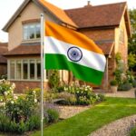 Indian National Tricolor Flag - 28" x 38"