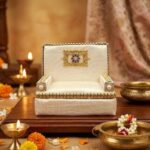Royal Velvet Deity Singhasan - White - Image 2