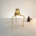 Brass Jaldhari Tripod Stand for Shivling Abhishek - 5inch
